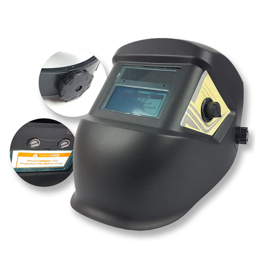 Maska za zavarivanje s automatskim zatamnjivanjem na solarni pogon - Mediteran Shop